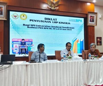 Badiklat PKN BPK Adakan Diklat Penyusunan LHP Kinerja Unsoed